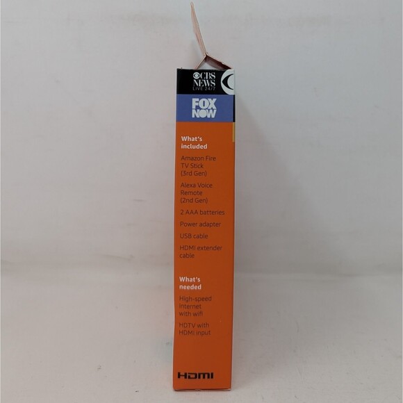 Amazon Fire TV Stick with Alexa Voice Remote 3rd Gen Streaming Device S3L46N - Picture 13 of 15